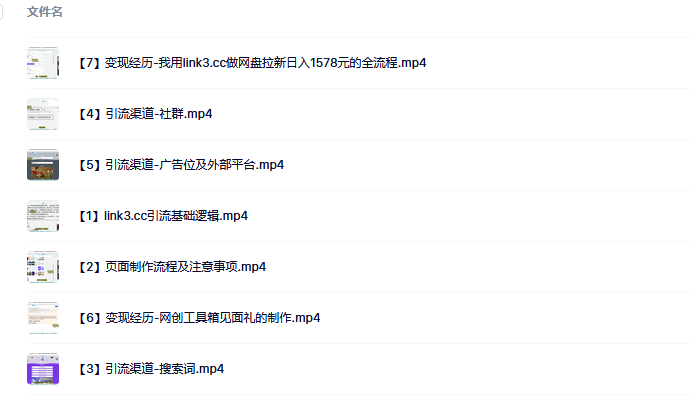 link3.cc聚合链接引流，日引流50＋精准粉大圣网创吧-网创项目资源站-副业项目-创业项目-搞钱项目网创吧