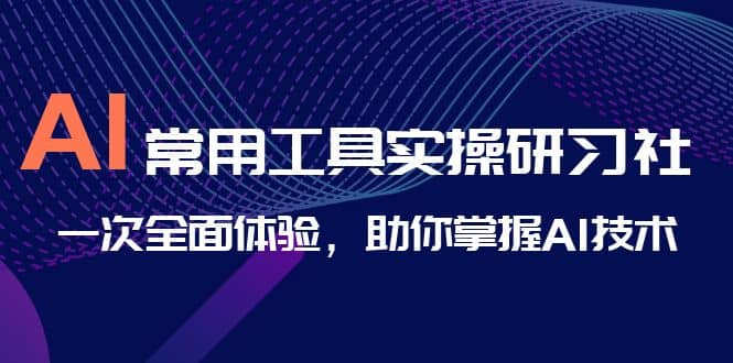 AI-常用工具实操研习社，一次全面体验，助你掌握AI技术大圣网创吧-网创项目资源站-副业项目-创业项目-搞钱项目网创吧
