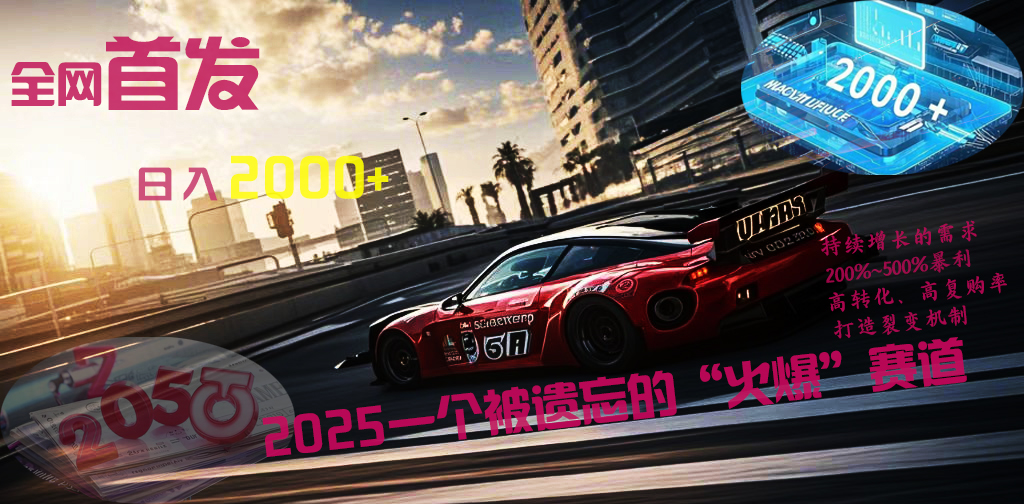 全网首发：2025一个被遗忘的“火爆”赛道轻松日入2000+大圣网创吧-网创项目资源站-副业项目-创业项目-搞钱项目网创吧