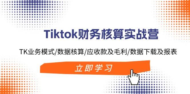 Tiktok财务核算实战营：TK业务模式/数据核算/应收款及毛利/数据下载及报表大圣网创吧-网创项目资源站-副业项目-创业项目-搞钱项目网创吧