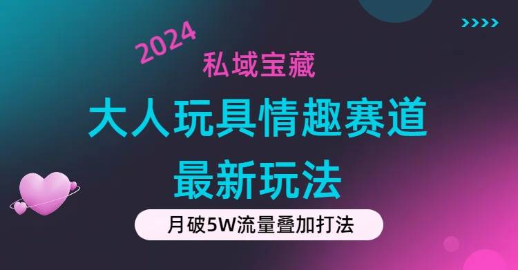 私域宝藏：大人玩具情趣赛道合规新玩法，零投入，私域超高流量成单率高大圣网创吧-网创项目资源站-副业项目-创业项目-搞钱项目网创吧
